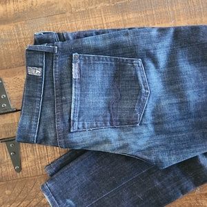 7 for all mankind straight leg jeans 30